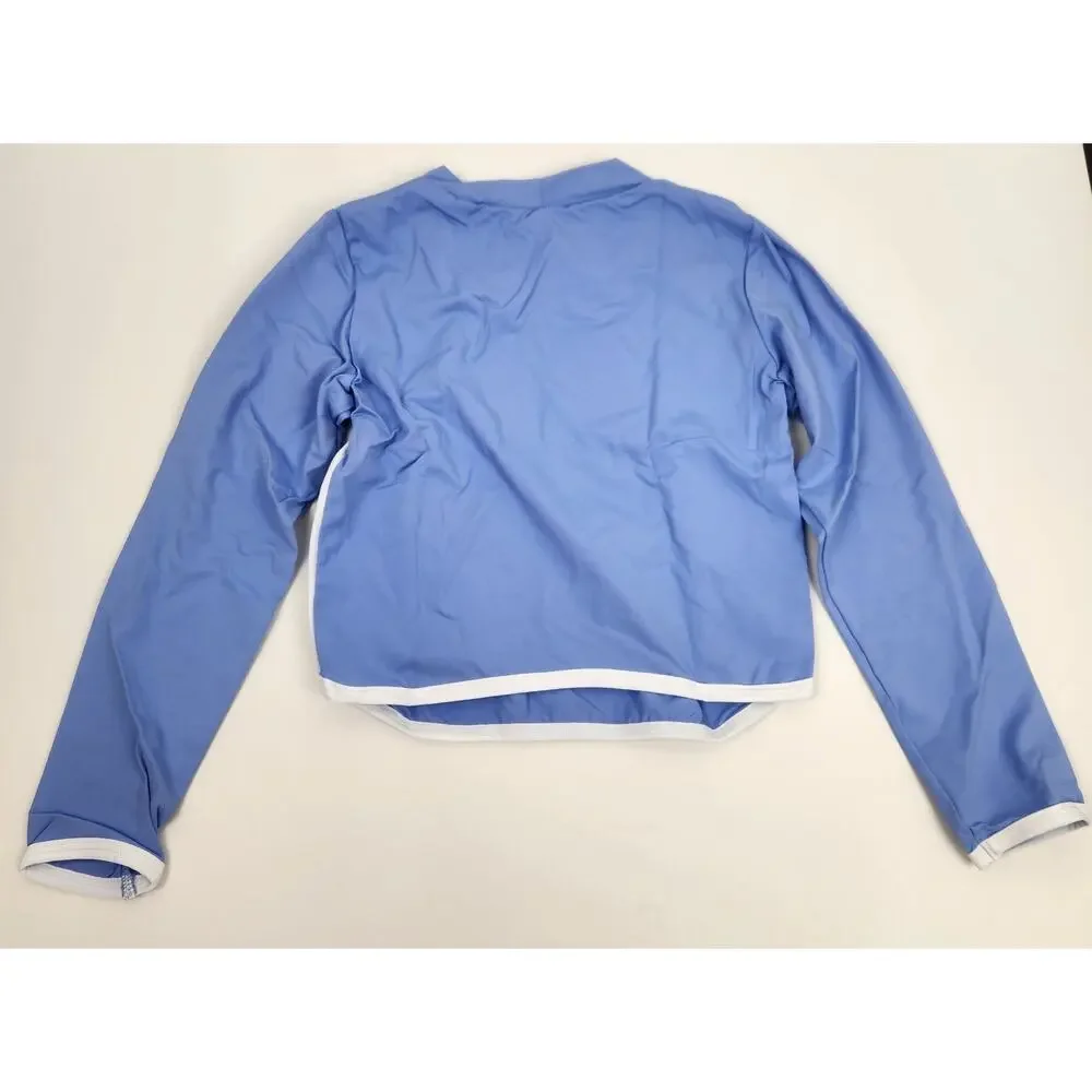 L*Space Sooki Rashguard Kids Size 6 Long Sleeve Purple/Blue NWT
